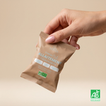 Sachet individuel d’energy ball allaitement NEA MAMA, snack galactogène bio pour soutenir la production de lait maternel.