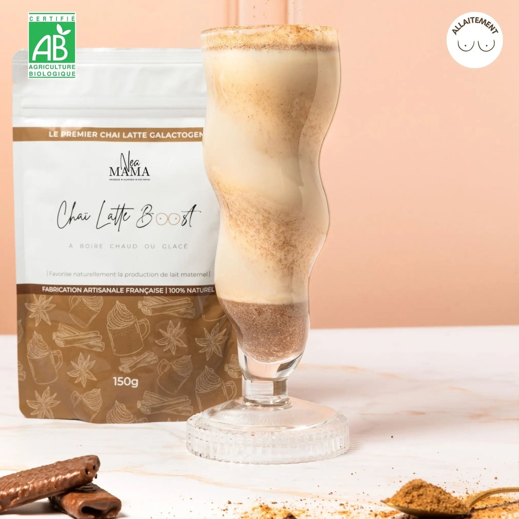 Chai latte boost bio - allaitement NEA MAMA