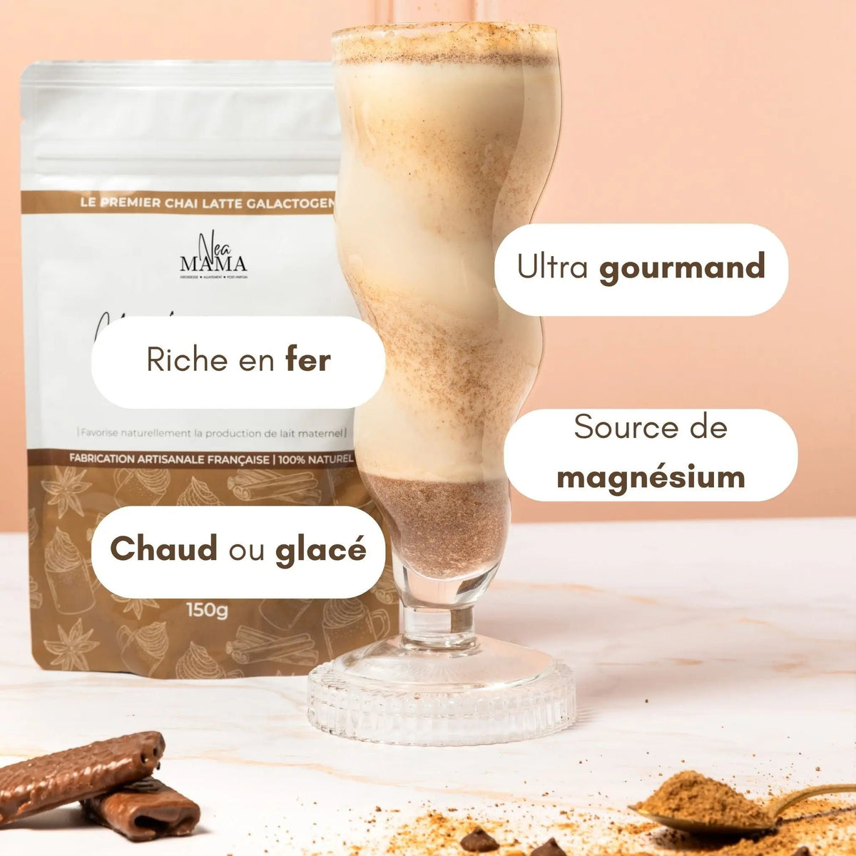 Chai latte boost bio - allaitement NEA MAMA