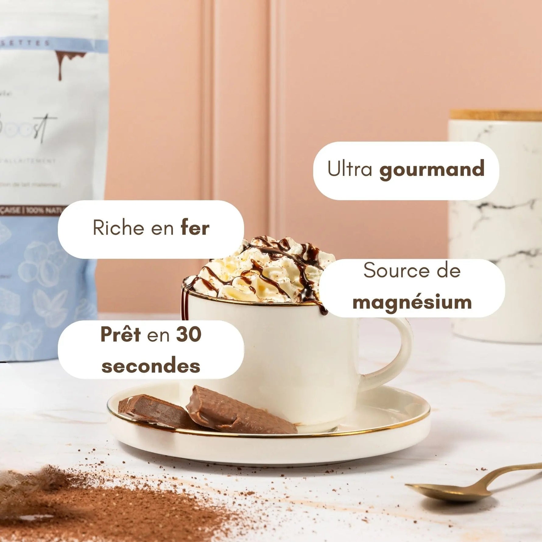 Mug cake boost noisette bio - Allaitement NEA MAMA