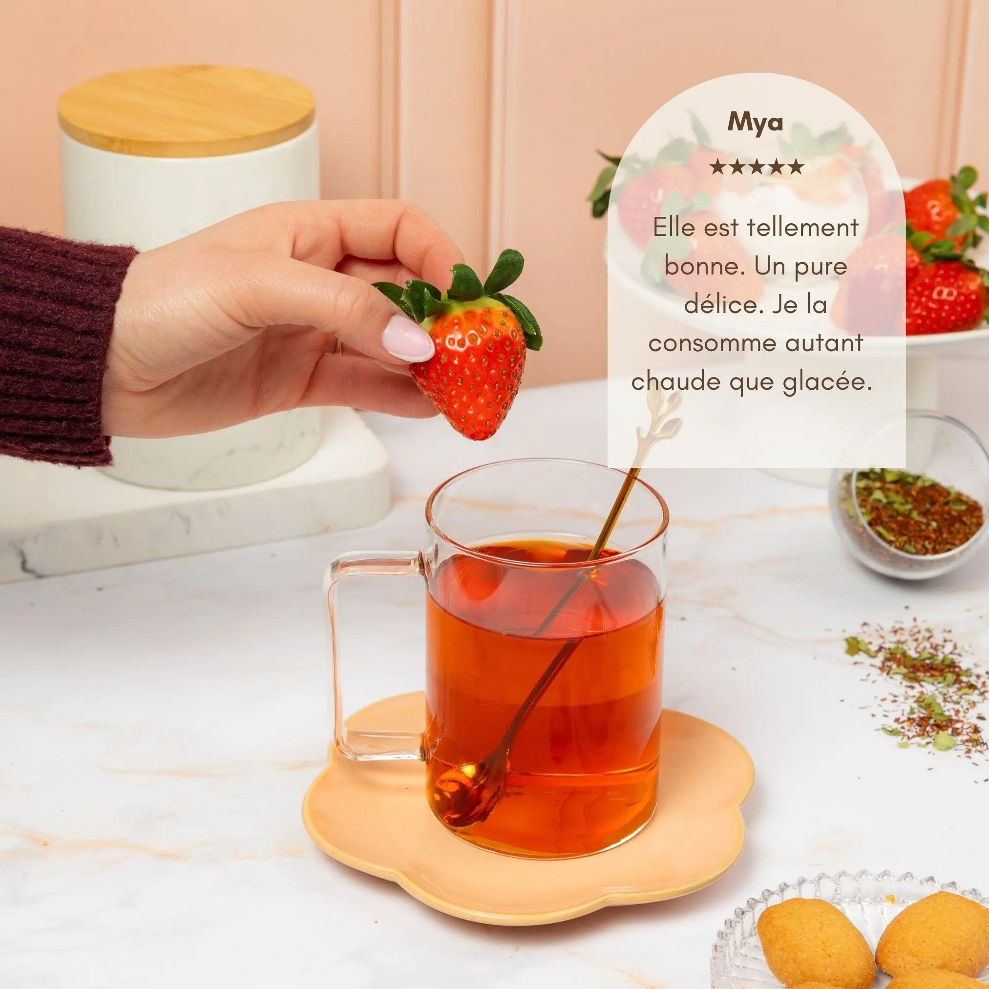 Teaboost Fraisier bio - Allaitement NEA MAMA