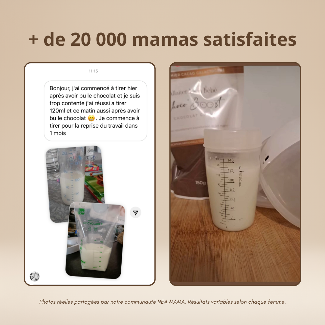 Avis clientes ChocoBoost NEA MAMA – plus de 20 000 mamans satisfaites