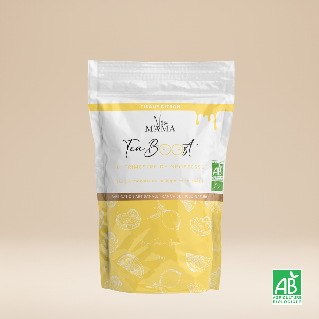 Tisane nausées grossesse citron NEA MAMA – infusion naturelle pour femme enceinte