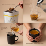 Préparation de la tisane citron NEA MAMA contre les nausées de grossesse