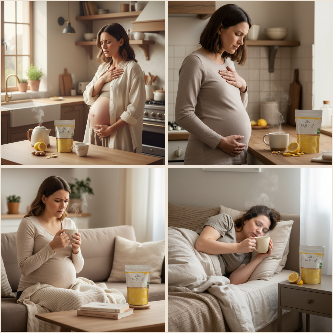Tisane citron anti-nausées grossesse NEA MAMA aux plantes naturelles
