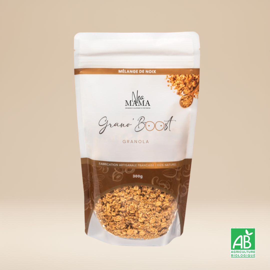 GranoBoost NEA MAMA granola énergie pour toutes les mamas
