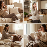 Moments de vie pendant la grossesse avec les energy balls NEA MAMA, encas pratique et gourmand.