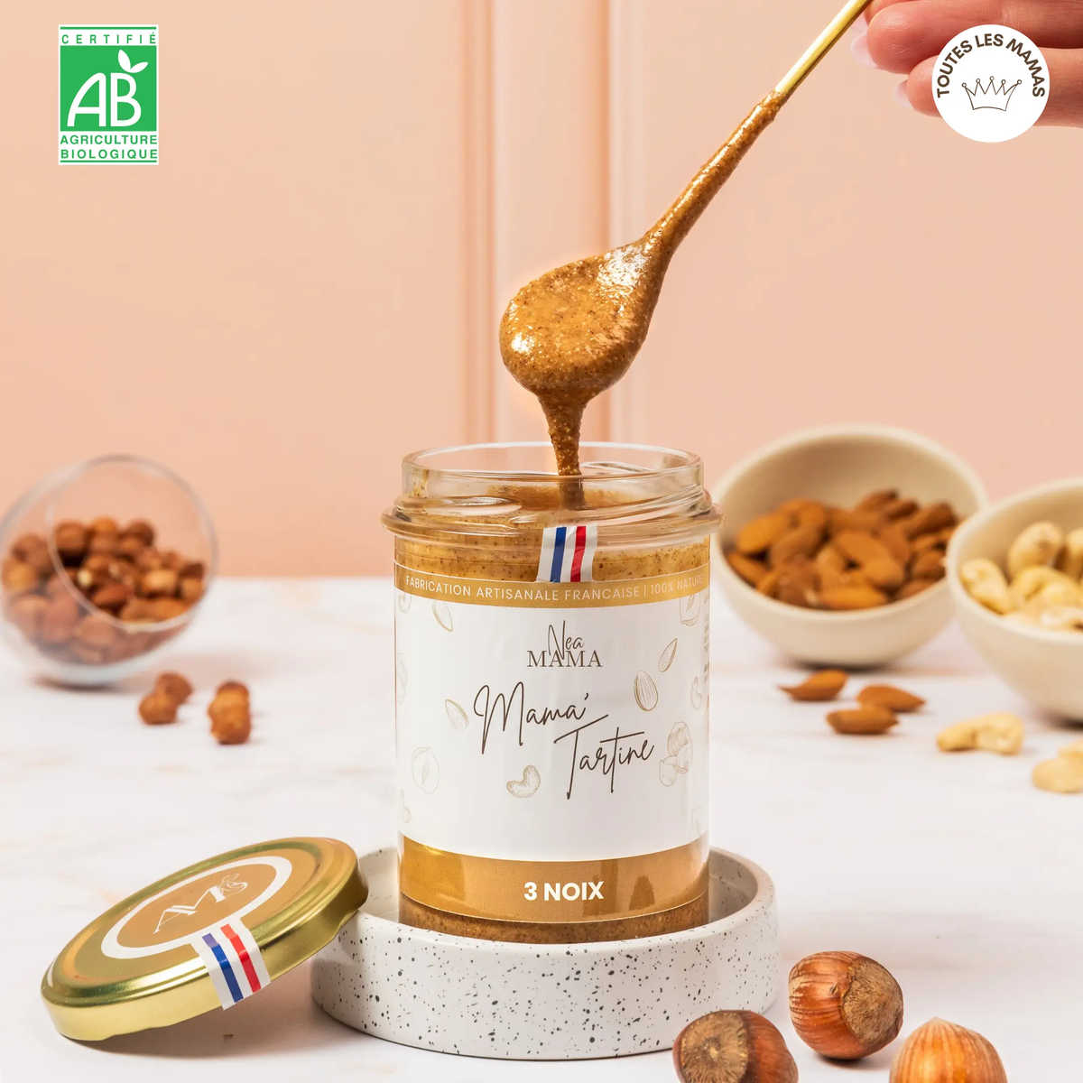 Pâte à tartiner - Mama Tartine 3 noix bio NEA MAMA