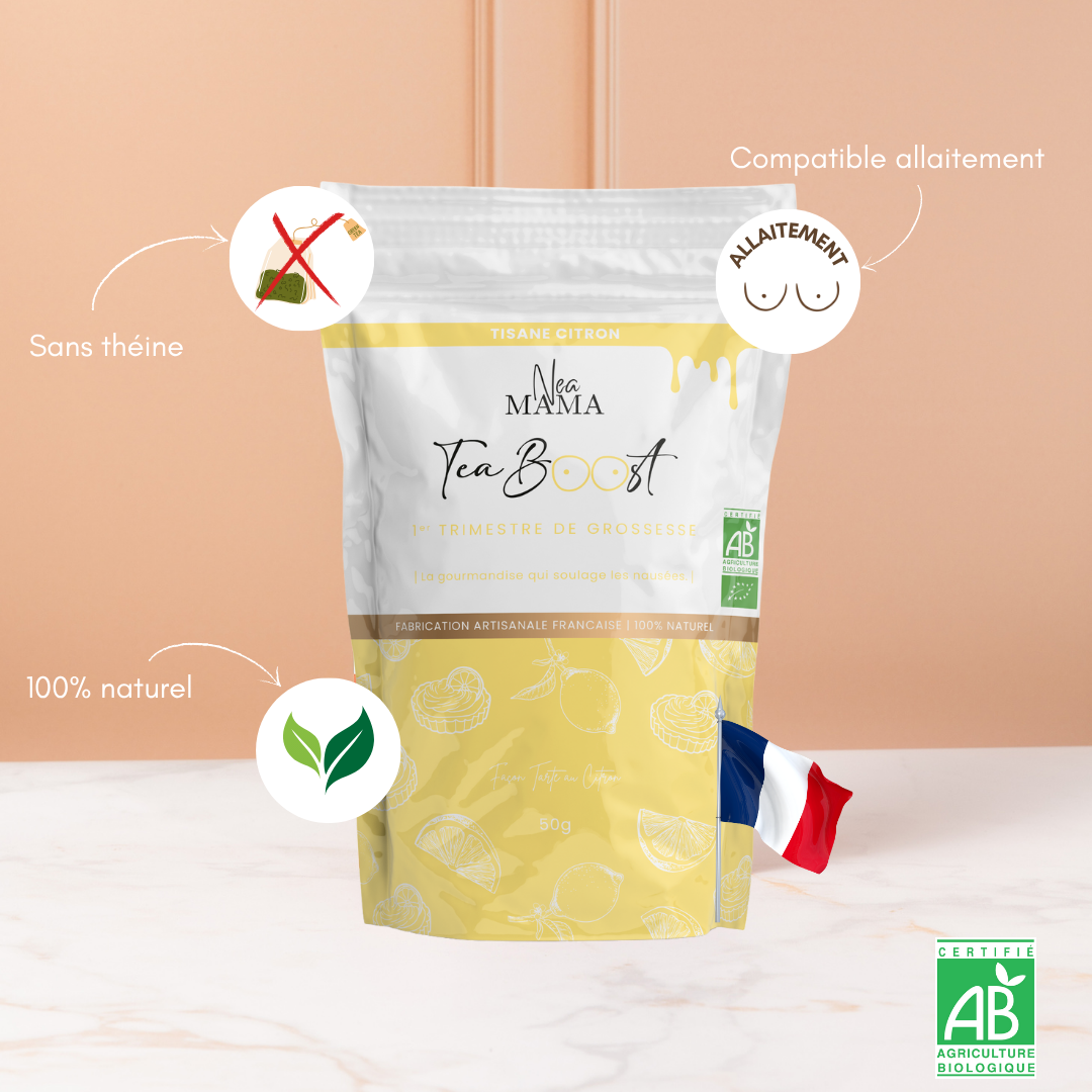 Teaboost Tarte au citron bio - Grossesse