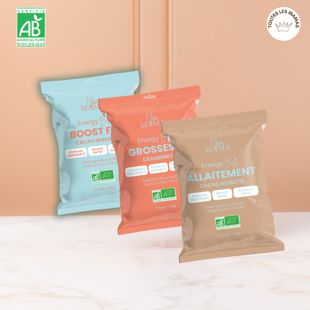Pack découverte 9 energy ball bio - toutes les mamas