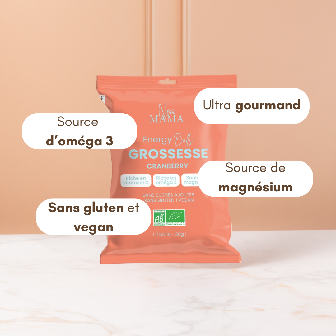 Pack découverte 9 energy ball bio - toutes les mamas