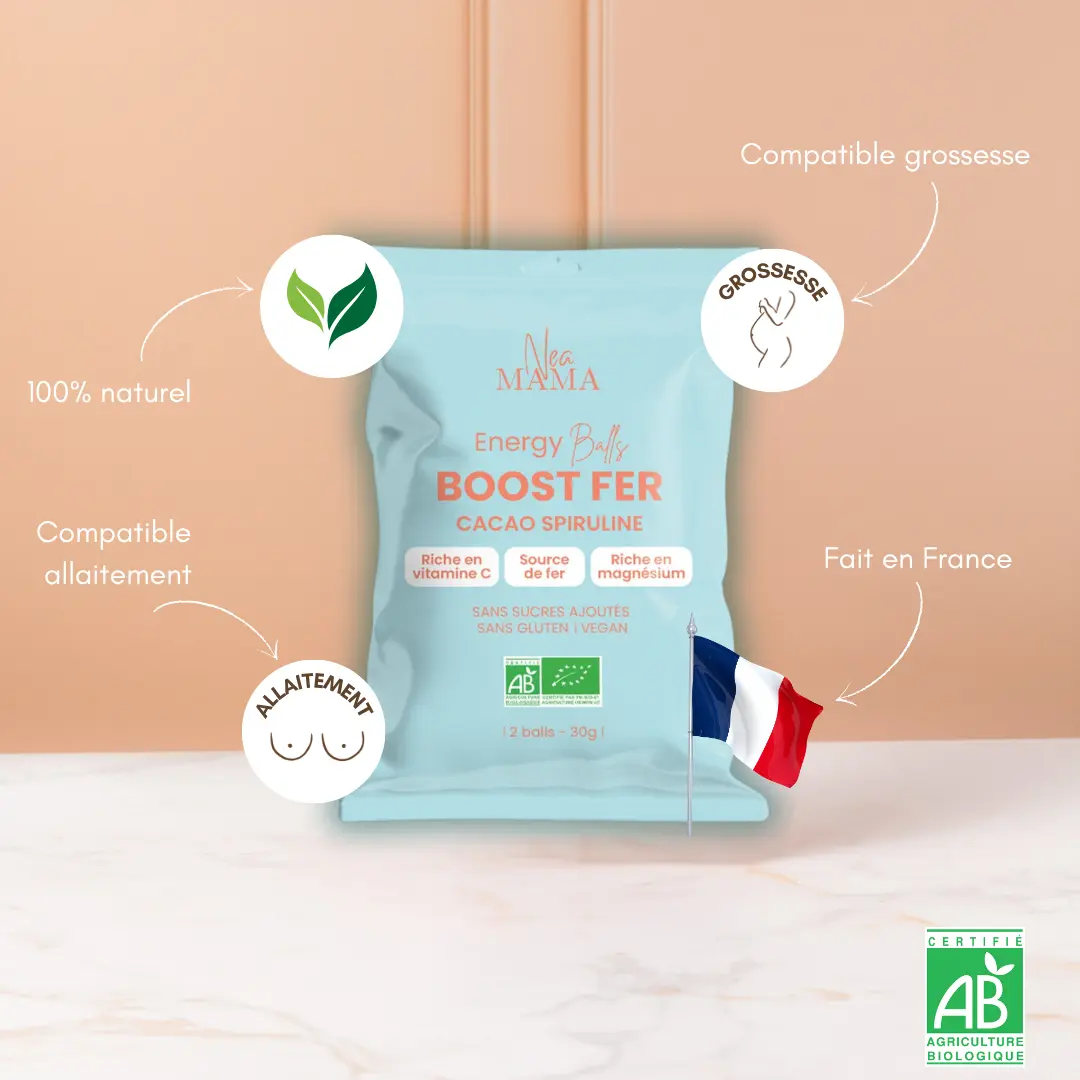 Energy ball boost de fer bio - toutes les mamas NEA MAMA