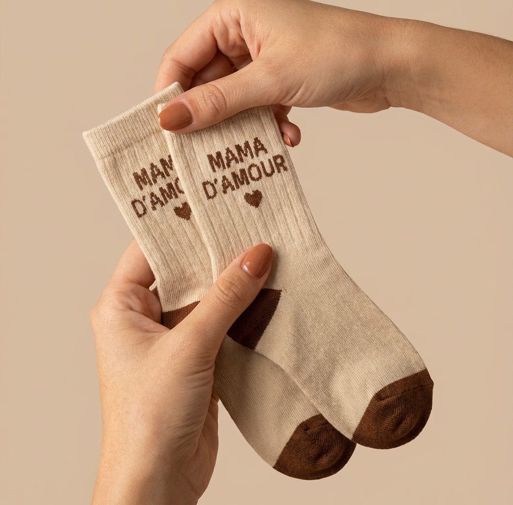 Chaussettes "MAMA D'AMOUR"